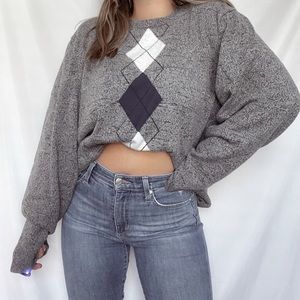 argyle sweater